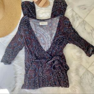 A&F printed jumpsuit